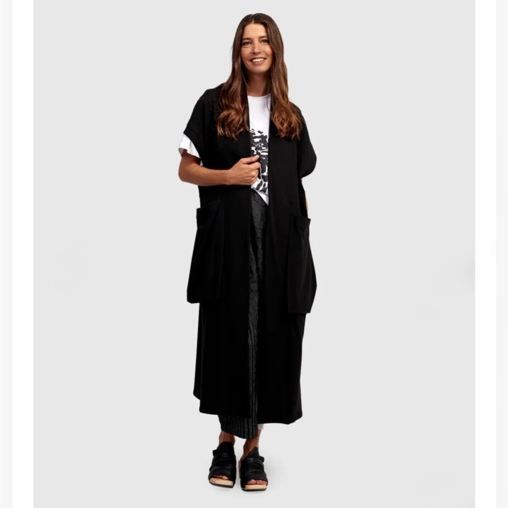 Alembika URBAN BERLIN DUSTER JACKET, BLACK in XS - Picture 3 of 8